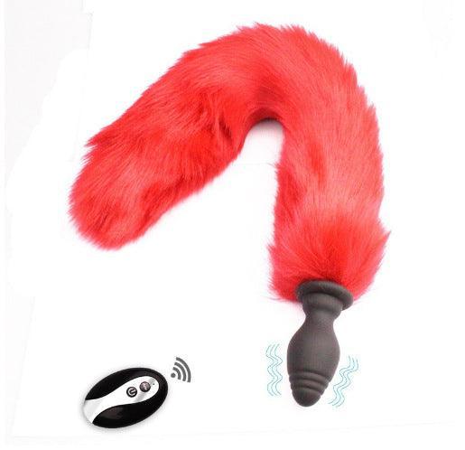 Detachable Vibrating Fox Tail Butt Plug - Soft & Stimulating - Xoxomoving