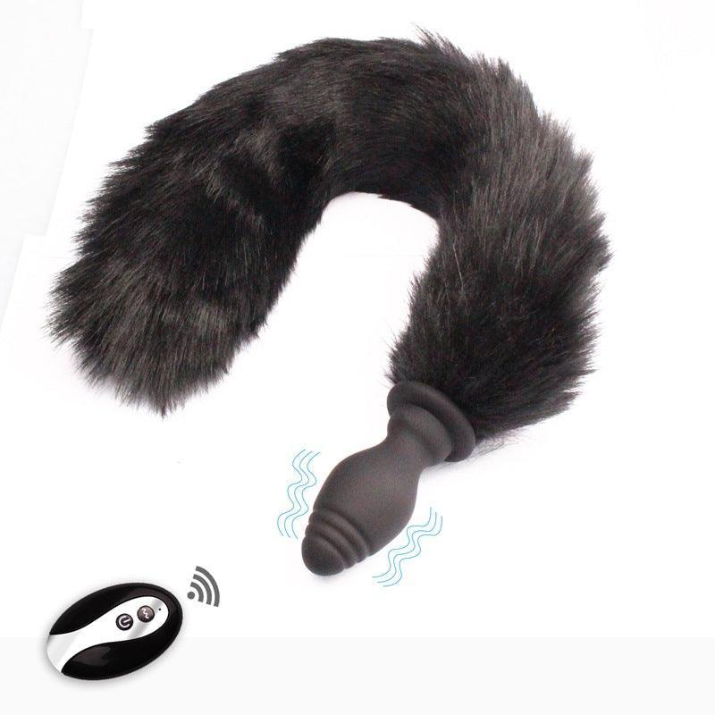 Detachable Vibrating Fox Tail Butt Plug - Soft & Stimulating - Xoxomoving