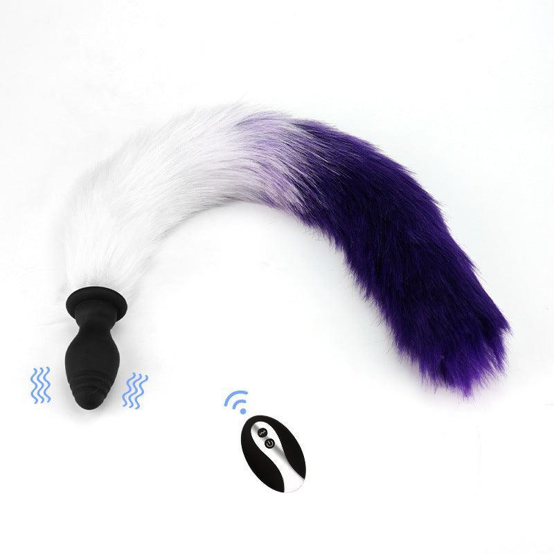 Detachable Vibrating Fox Tail Butt Plug - Soft & Stimulating - Xoxomoving