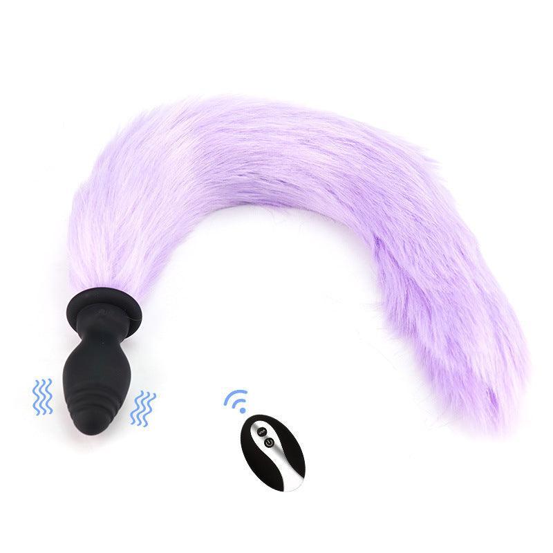 Detachable Vibrating Fox Tail Butt Plug - Soft & Stimulating - Xoxomoving