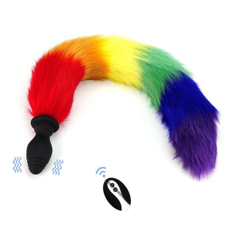 Detachable Vibrating Fox Tail Butt Plug - Soft & Stimulating - Xoxomoving