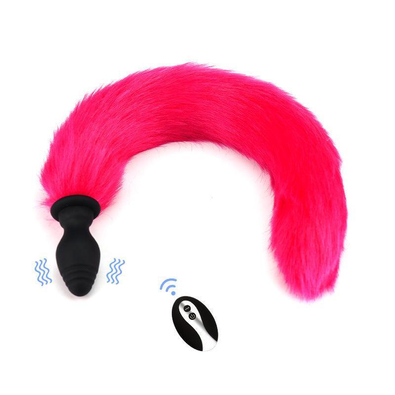 Detachable Vibrating Fox Tail Butt Plug - Soft & Stimulating - Xoxomoving