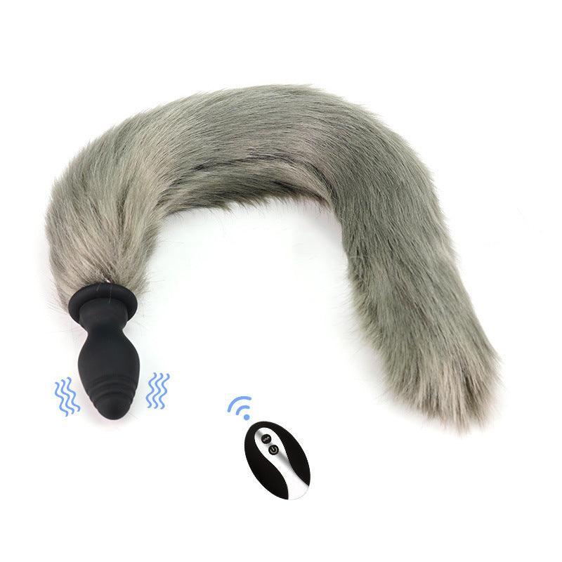 Detachable Vibrating Fox Tail Butt Plug - Soft & Stimulating - Xoxomoving