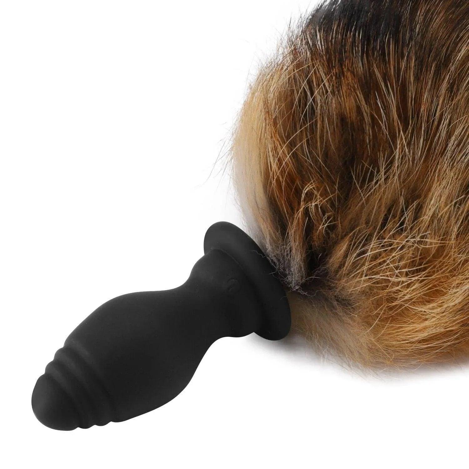 Detachable Vibrating Fox Tail Butt Plug - Soft & Stimulating - Xoxomoving