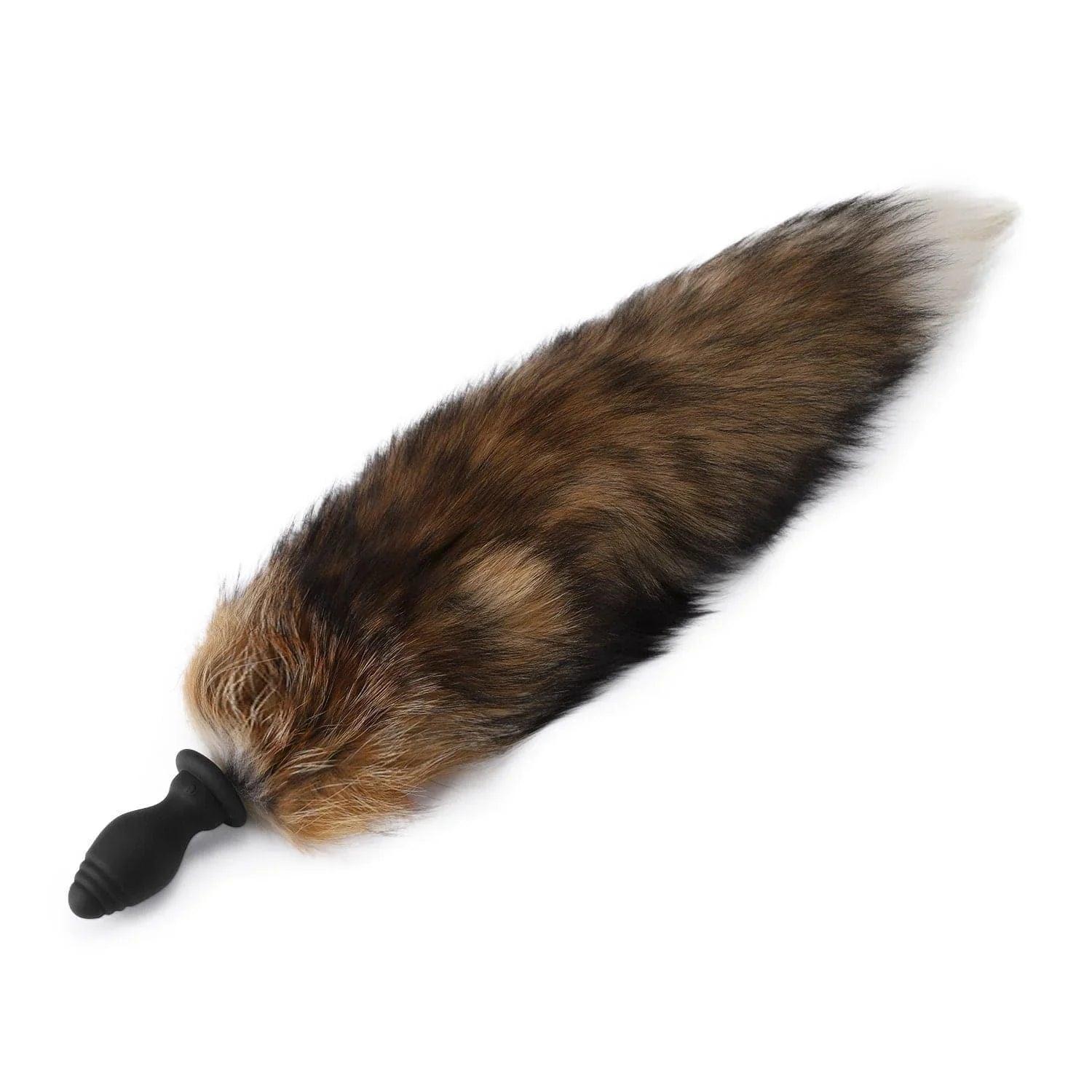 Detachable Vibrating Fox Tail Butt Plug - Soft & Stimulating - Xoxomoving