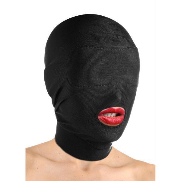 Disguise Open Mouth Hood with Padded Blindfold - Xoxomoving