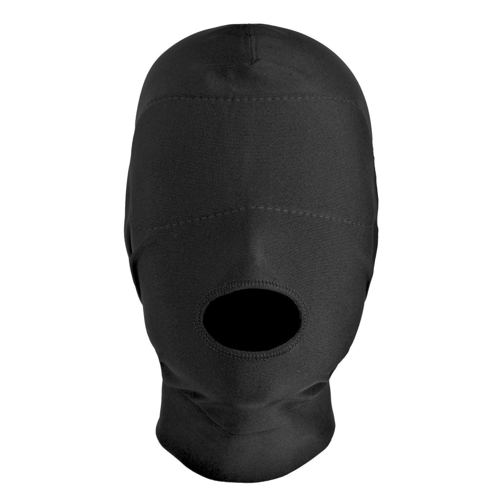 Disguise Open Mouth Hood with Padded Blindfold - Xoxomoving