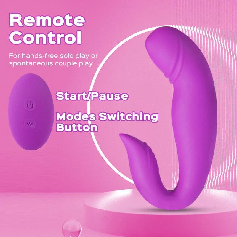 Dolphin - Dual-Motor Rolling G-spot & Clitoral Vibrator - Xoxomoving