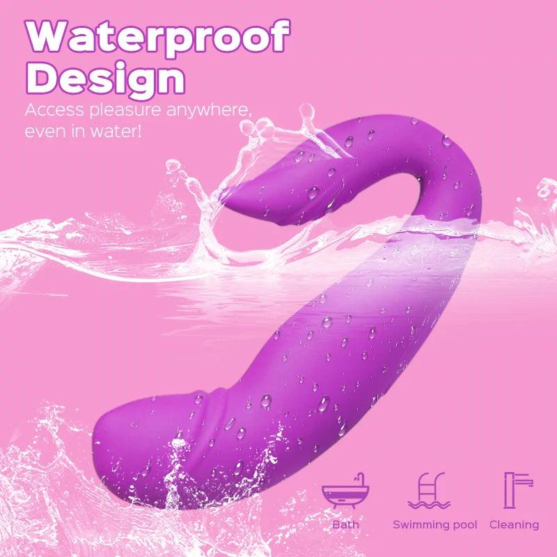 Dolphin - Dual-Motor Rolling G-spot & Clitoral Vibrator - Xoxomoving