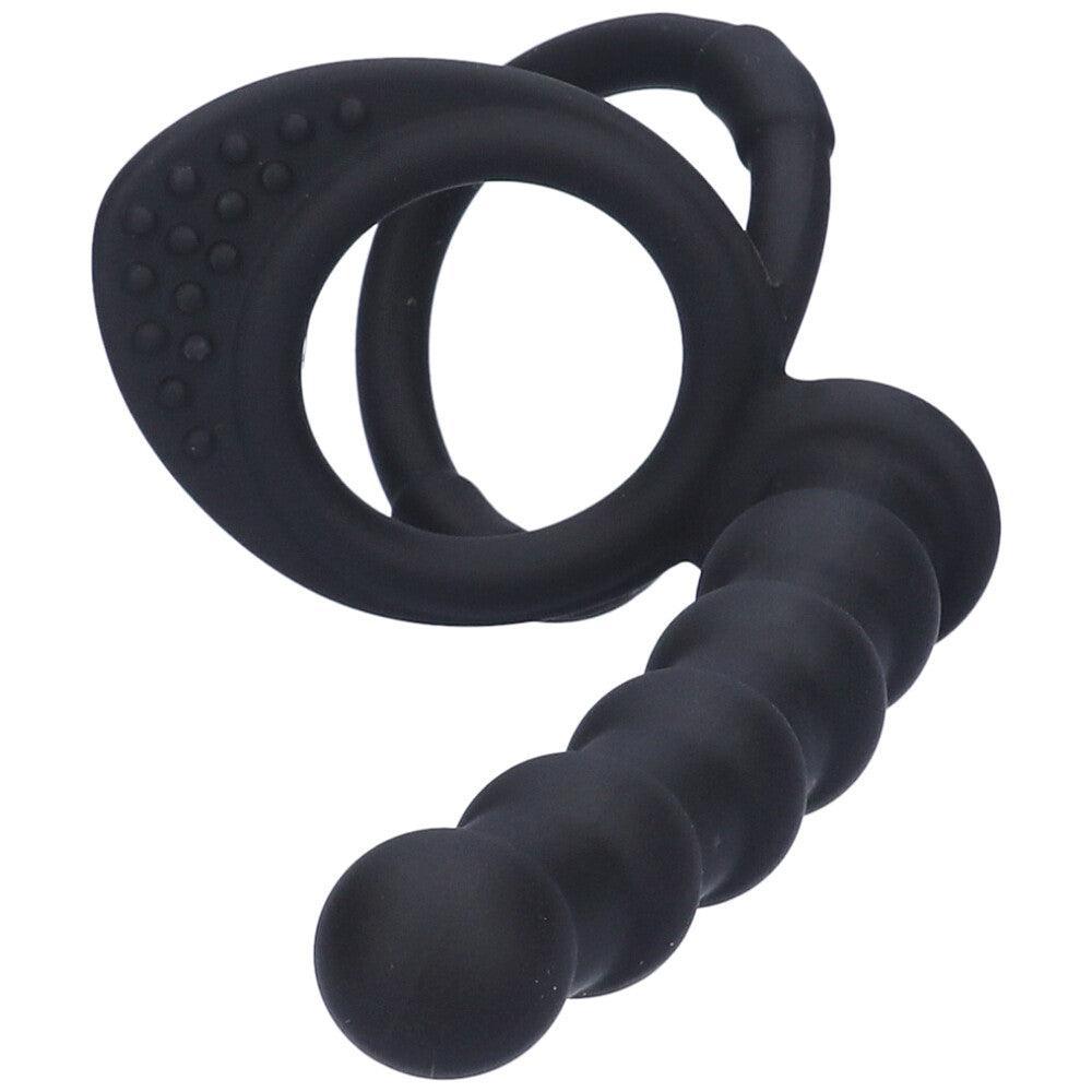 Double Delight Dual Insertion Cock Ring - Enhance Performance and Stamina - Xoxomoving