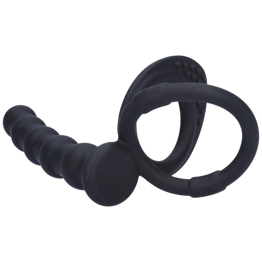 Double Delight Dual Insertion Cock Ring - Enhance Performance and Stamina - Xoxomoving