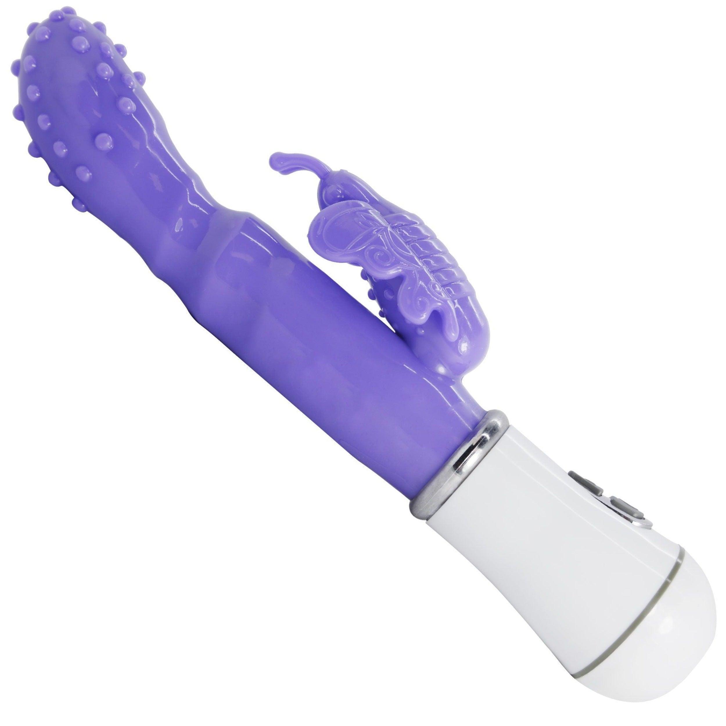 Dual-Action Bumpy Butterfly Vibrator - Xoxomoving