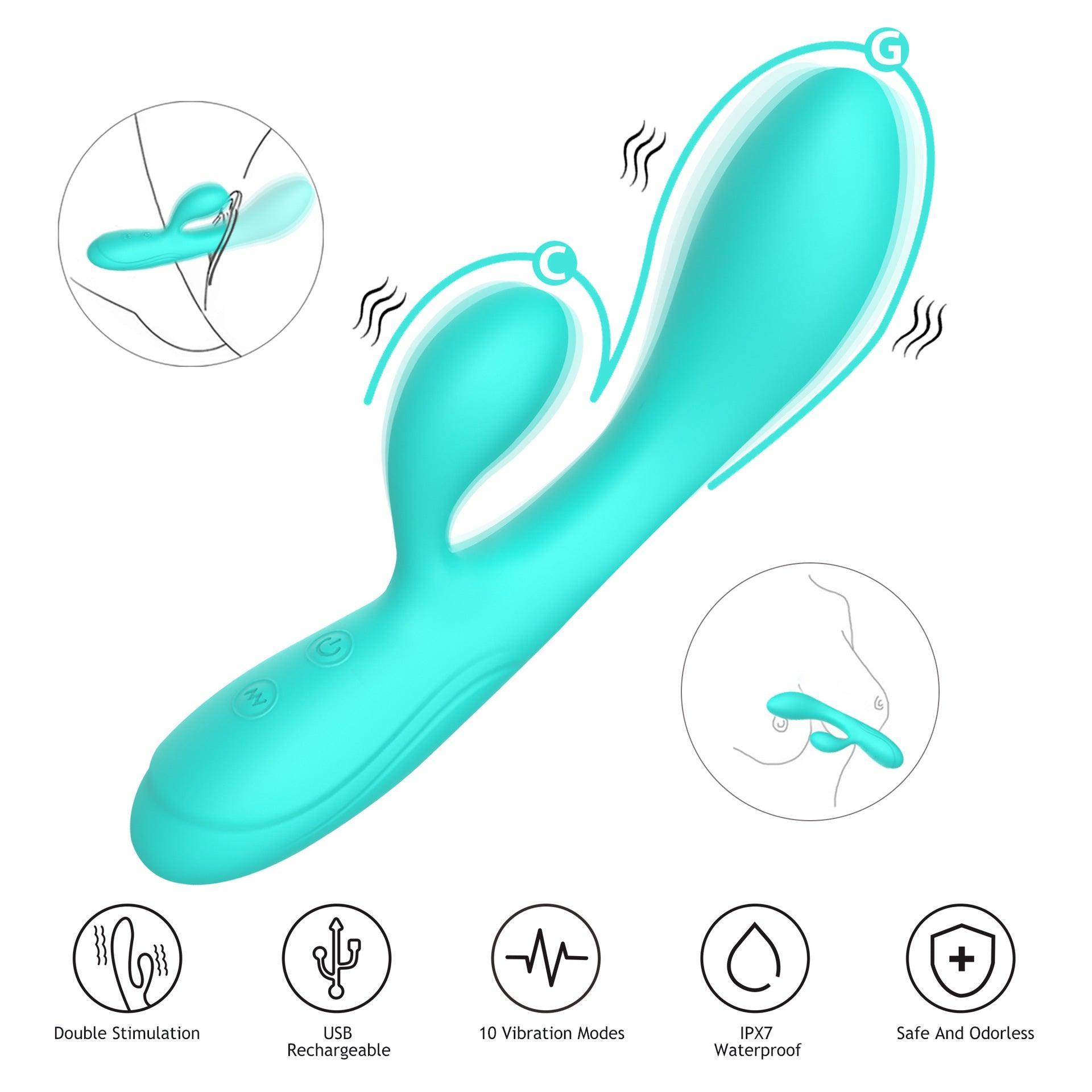 Dual-Action Rabbit G-Spot Vibrator - Xoxomoving