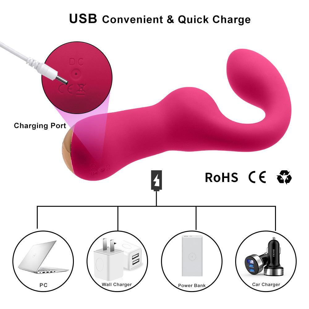 Dual-Action Waterproof Vibrator with Powerful Motors - Ultimate G-Spot and Clit Stimulation - Xoxomoving