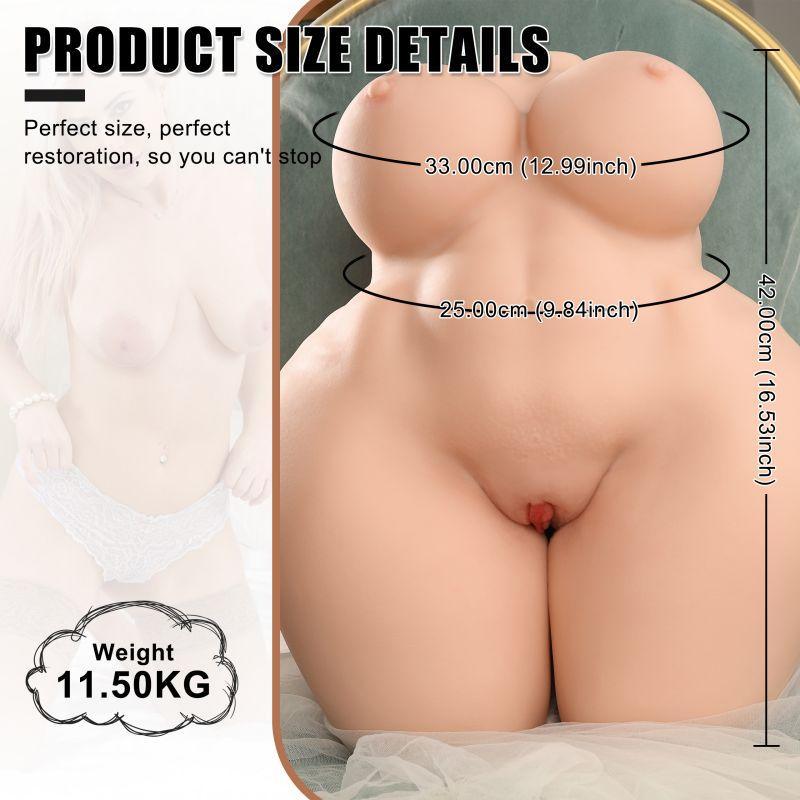 Dual Channel BBW Male Masturbator for Intense Pleasure - 25.35lb - Xoxomoving