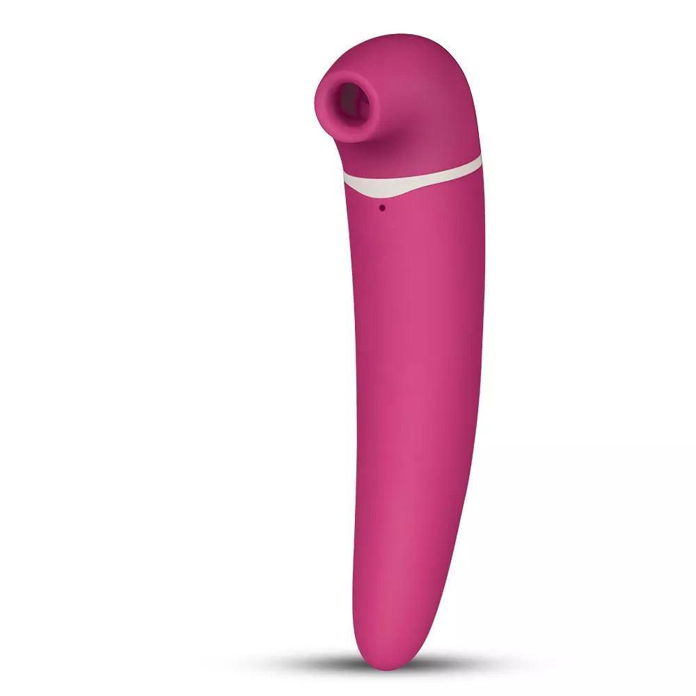 Dual-Ended Premium Clit Sucker & G-Spot Vibrator - Xoxomoving