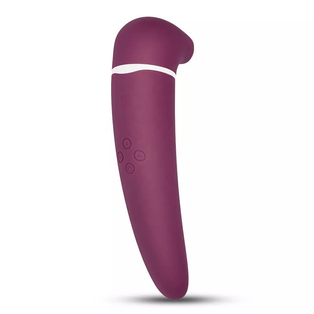 Dual-Ended Premium Clit Sucker & G-Spot Vibrator - Xoxomoving