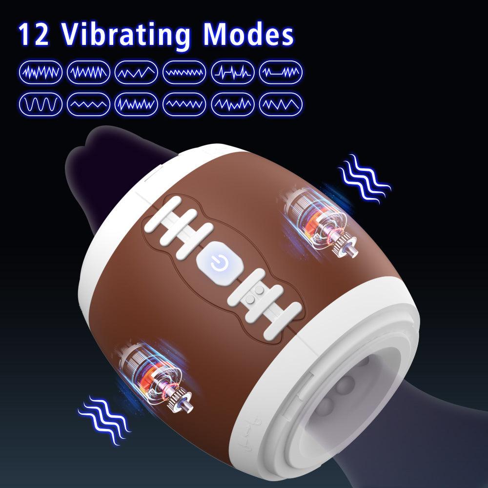 Dual Motor Waterproof Pocket Male Masturbator - Football-themed Pleasure - Xoxomoving