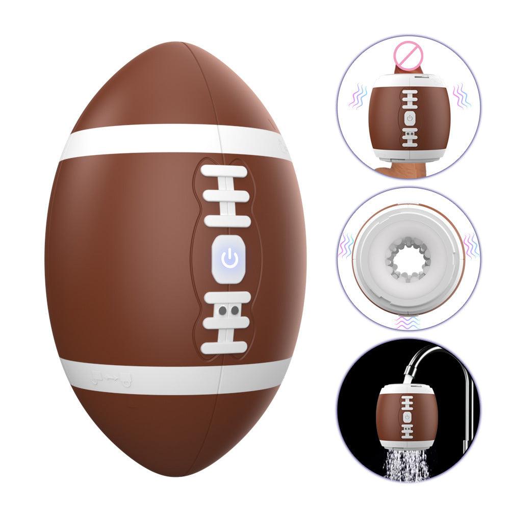 Dual Motor Waterproof Pocket Male Masturbator - Football-themed Pleasure - Xoxomoving