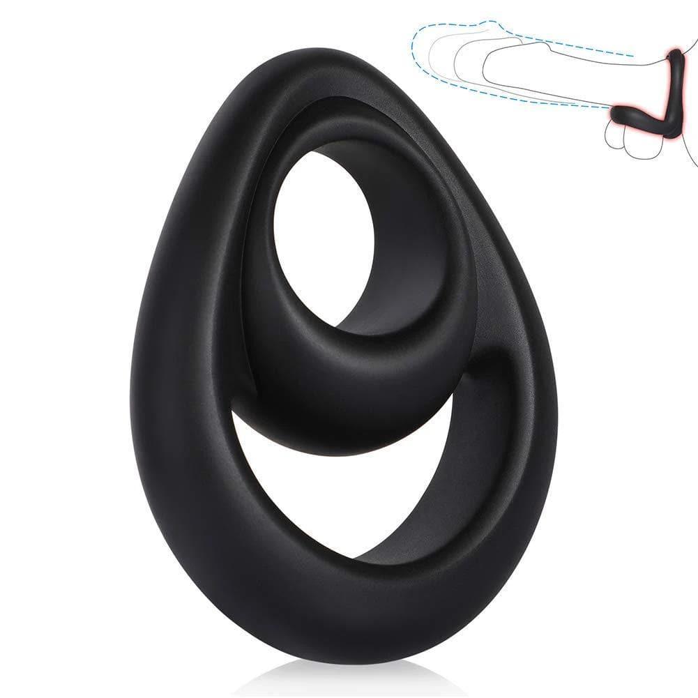 Dual Penis Ring - Adjustable Cock Ring - Xoxomoving