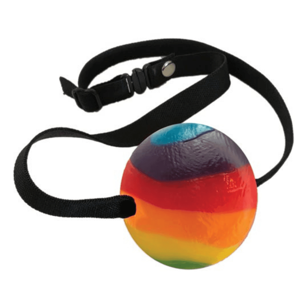 Edible Rainbow Ball Gag - Xoxomoving