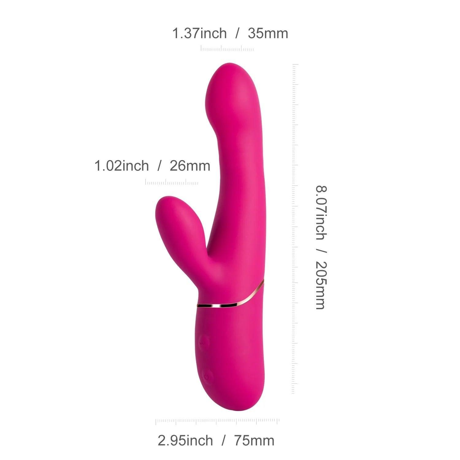 Elda G-Spot Vibrator with Clit Stimulator: Explore Sensual Pleasure and Intense Orgasms - Xoxomoving