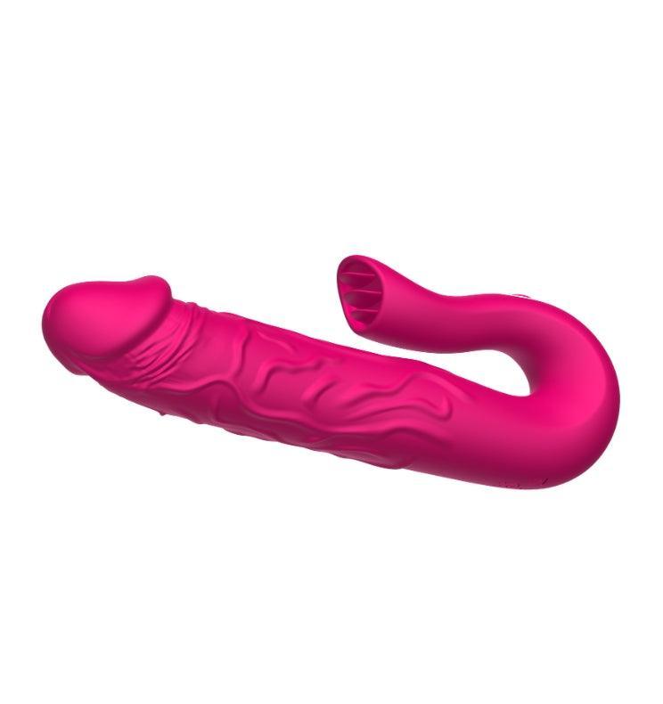 Elevated Solo Play: Rotating G-Spot Massager & Clit Teaser | Masturbation Toy - Xoxomoving