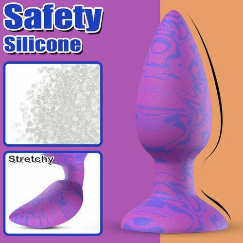 Eli Progressive Anal Training Flared Base Silicone Butt Plugs Set (3 PCS) - Xoxomoving