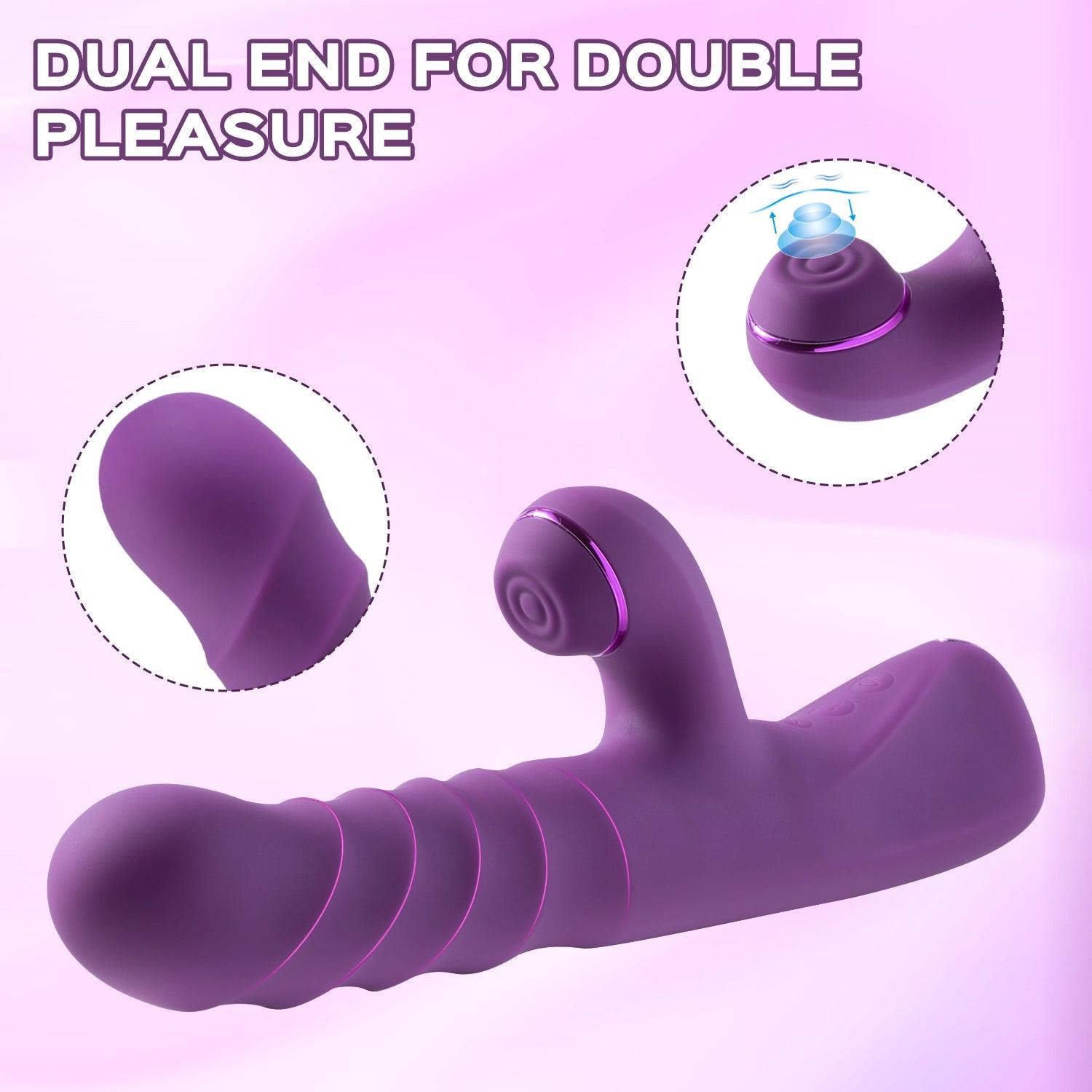 Elise - Clitoral Poking Stimulator Thrusting G-spot Vibrator - Xoxomoving