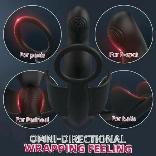 Elysium - 10 Vibrating 42°C Heating Prostate & Perineal Massager - Xoxomoving