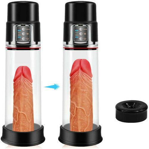 Enhance Performance - Automatic Transparent 4-Suction Male Penis Pump - Xoxomoving