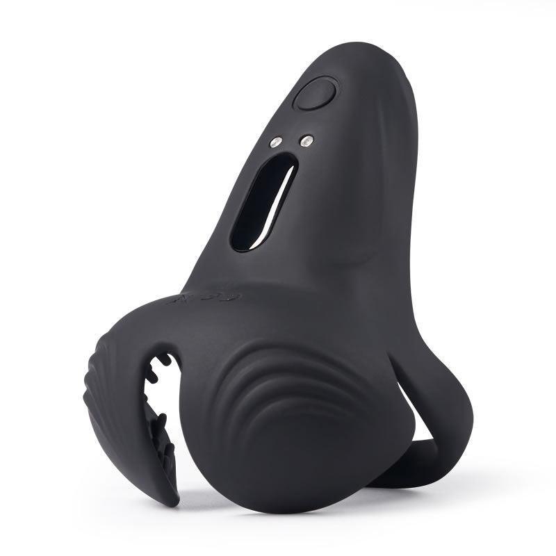 Enhance Pleasure: 10-Pattern Vibrating Cock Ring for Ultimate Satisfaction - Xoxomoving