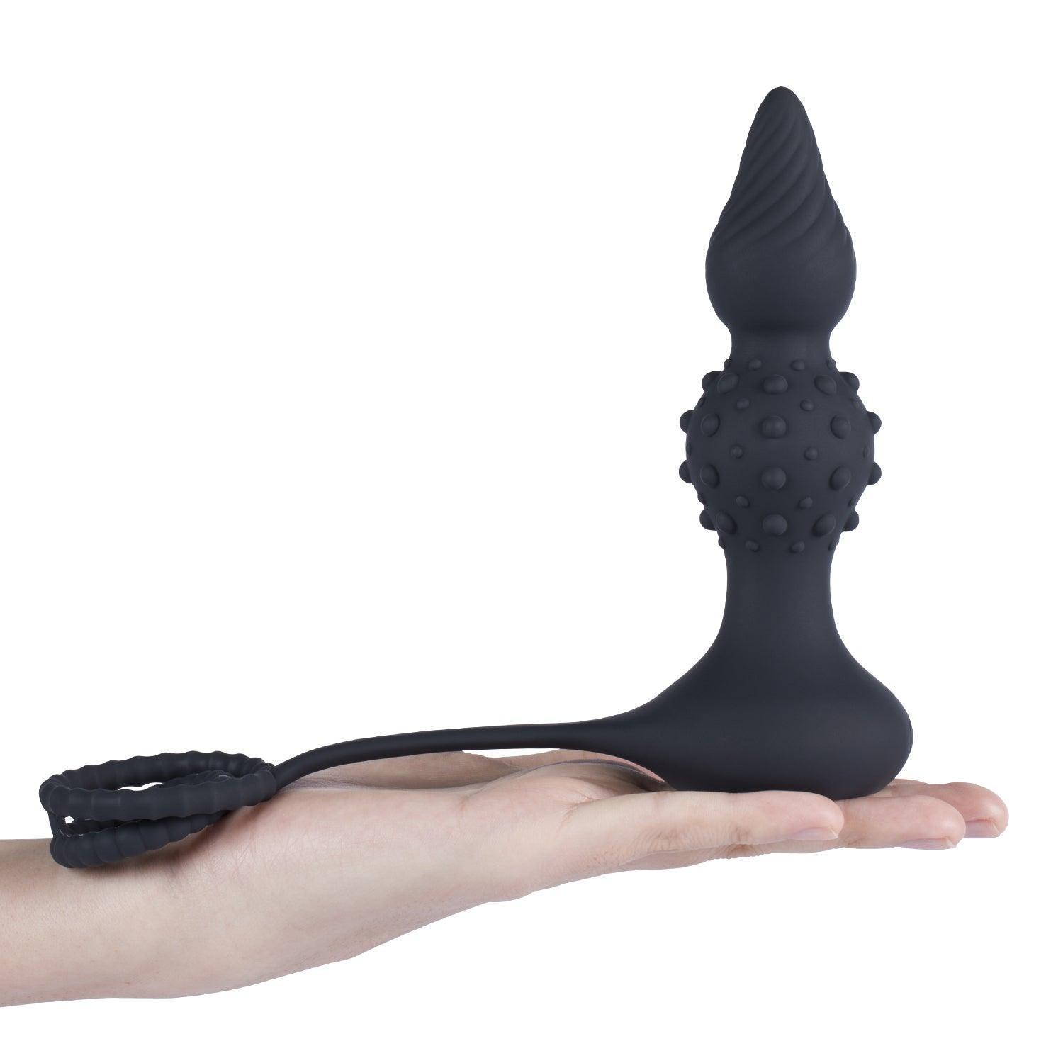 Enhance Your Intimate Moments with IZA Anal Vibrator and Silicone Cock Ring - Xoxomoving