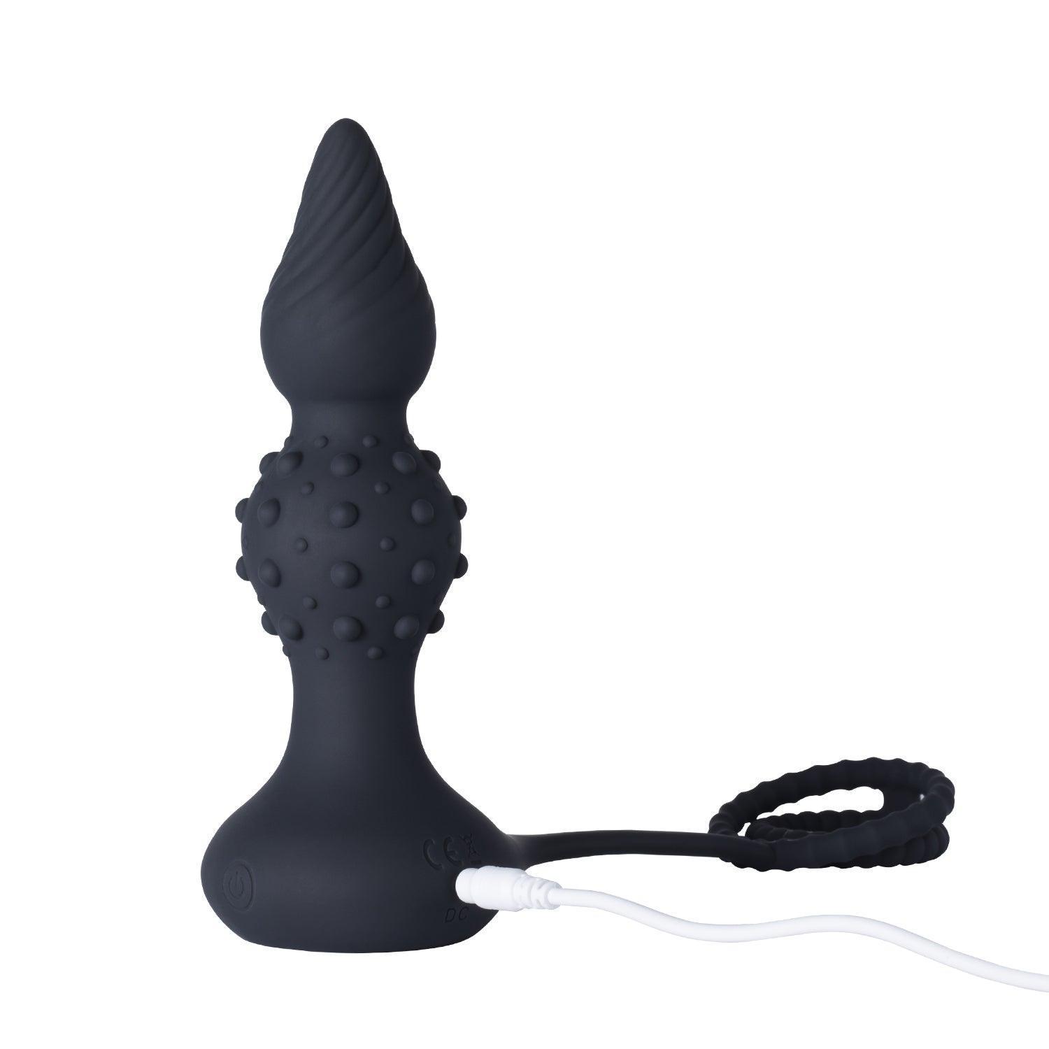 Enhance Your Intimate Moments with IZA Anal Vibrator and Silicone Cock Ring - Xoxomoving