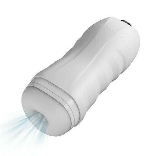 Eternal 5 Sucking 10 Vibrating Male Masturbators White Sex Toys - Xoxomoving