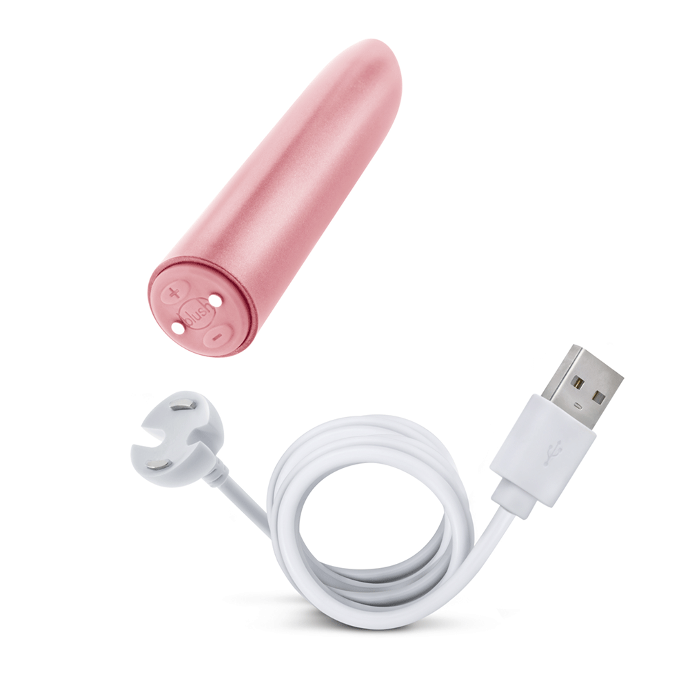 Exposed Rechargeable Lipstick Bullet Vibrator - Xoxomoving