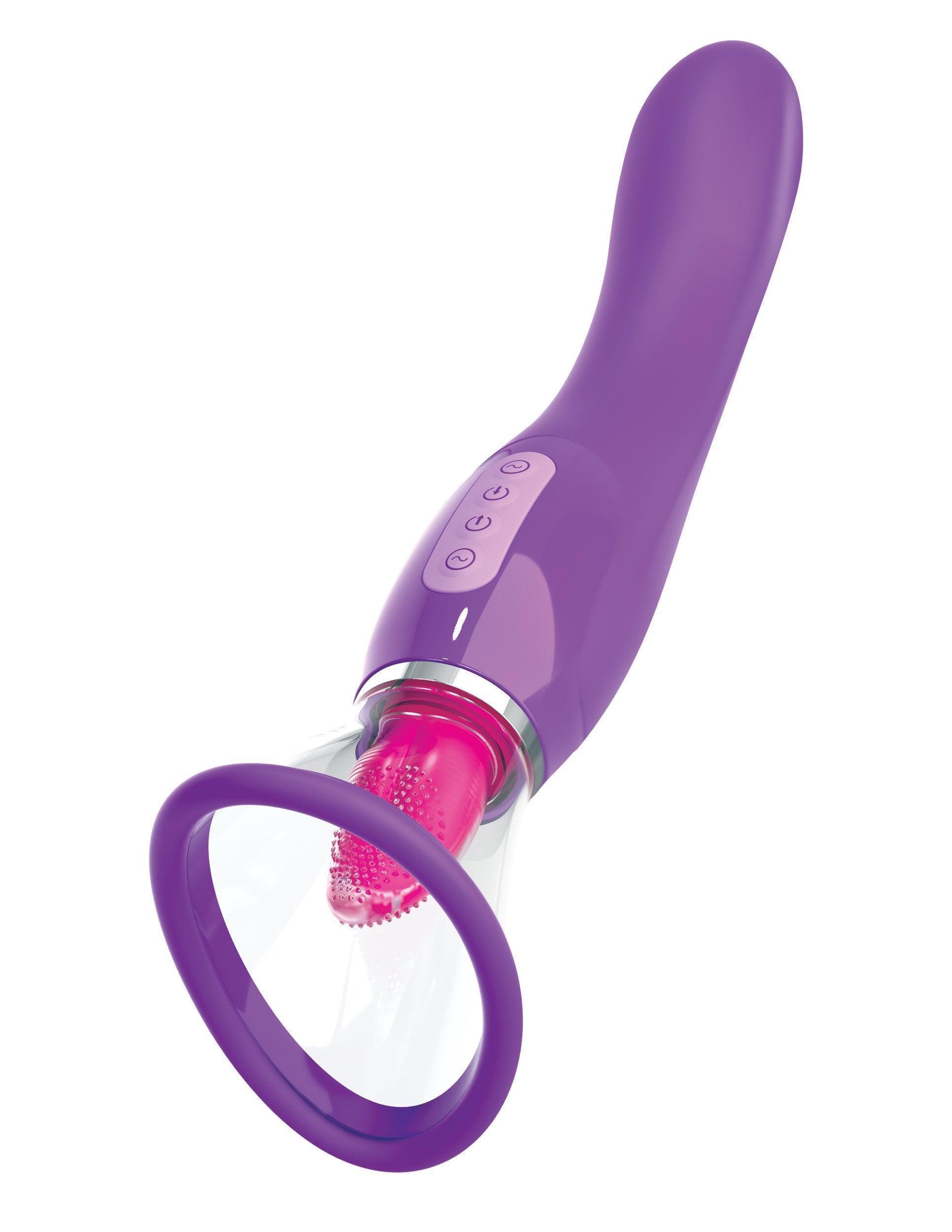 Fantasy For Her Ultimate Pleasure Dual-Ended Tongue Vibrator - Xoxomoving