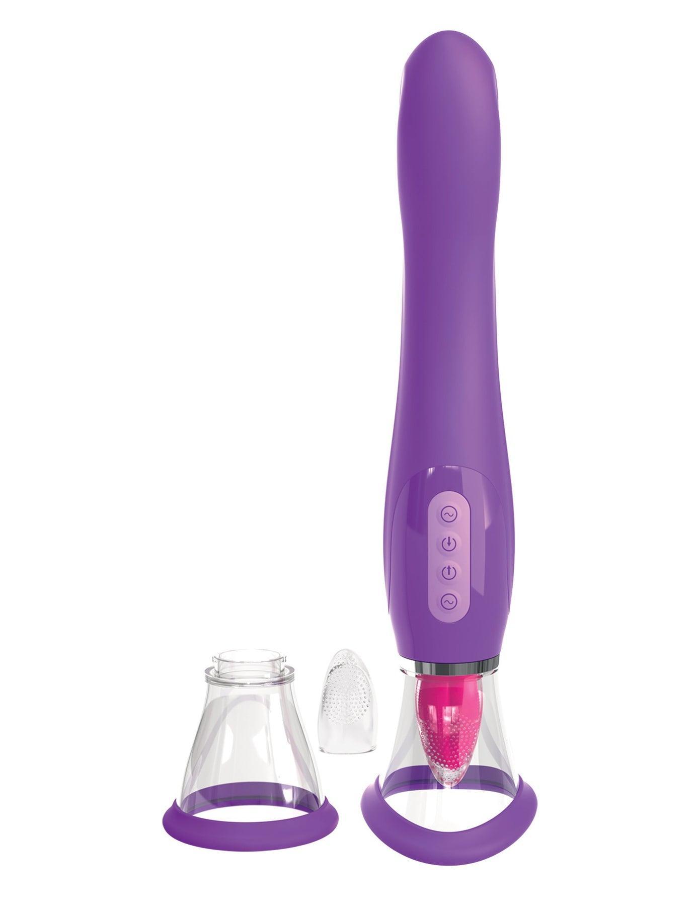 Fantasy For Her Ultimate Pleasure Dual-Ended Tongue Vibrator - Xoxomoving