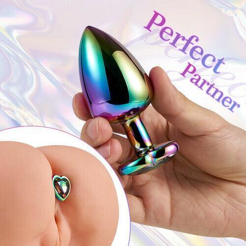 Felton Luxury Laser Color Diamond Base Set Anal Plug - Xoxomoving