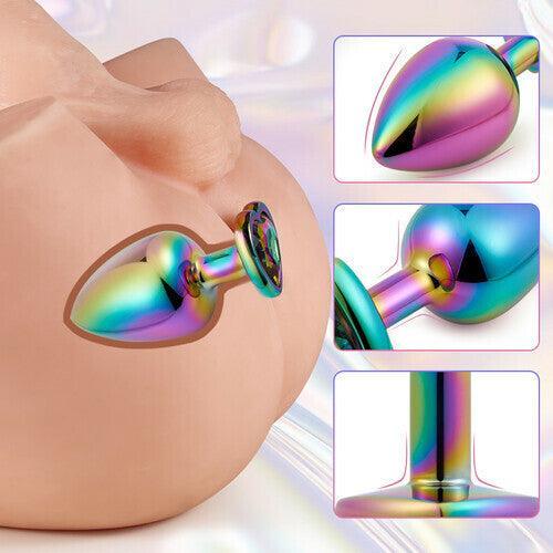 Felton Luxury Laser Color Diamond Base Set Anal Plug - Xoxomoving