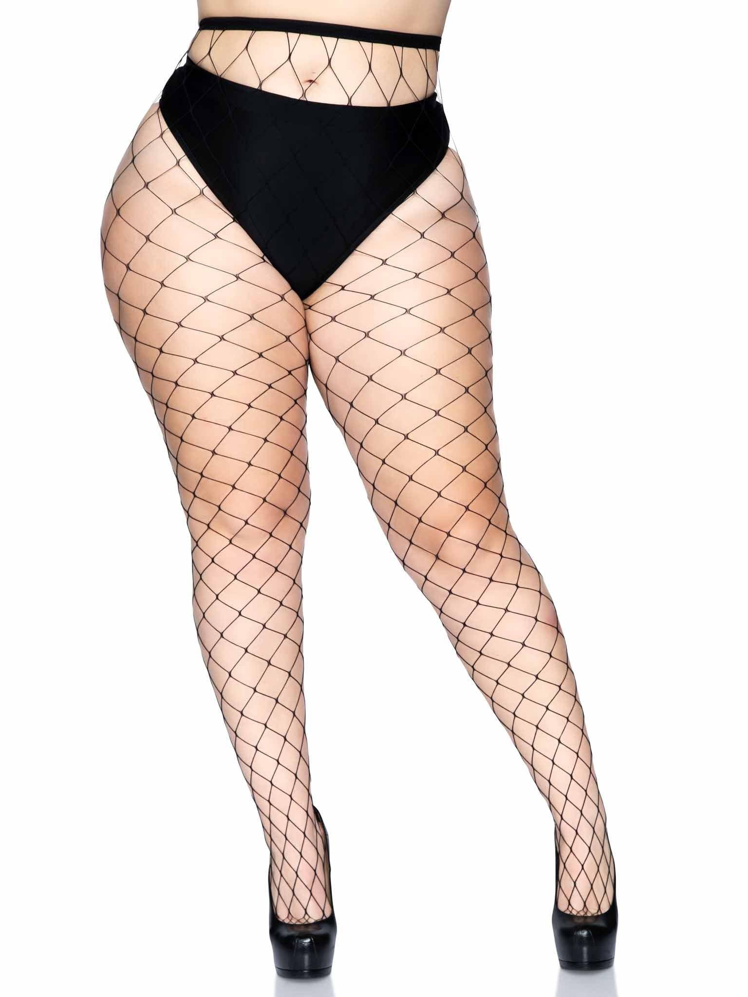 Fence Net Pantyhose - One Size and Queen Available - Xoxomoving