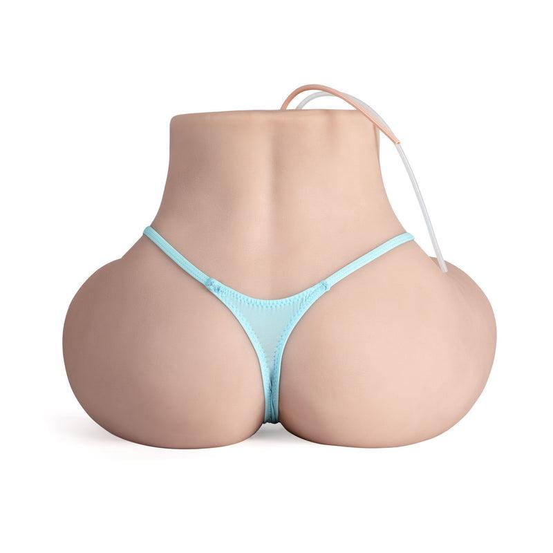 Fleur - 24.3lb Automatic Sucking Vibrating Sex Dolls 3in1 Realistic Sex Doll Torso For Men Masturbation - Xoxomoving