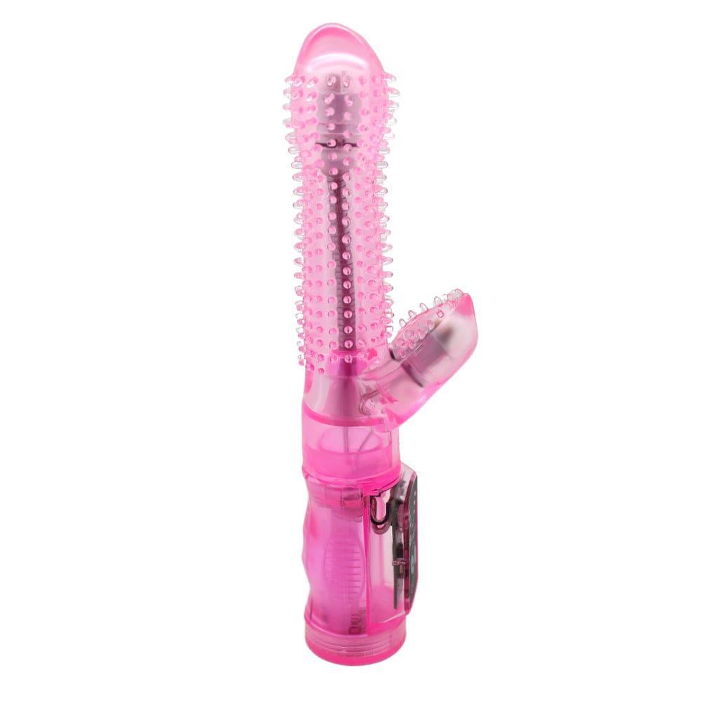 Flexi Nubby Tickler Dual-Action Vibrator - Xoxomoving