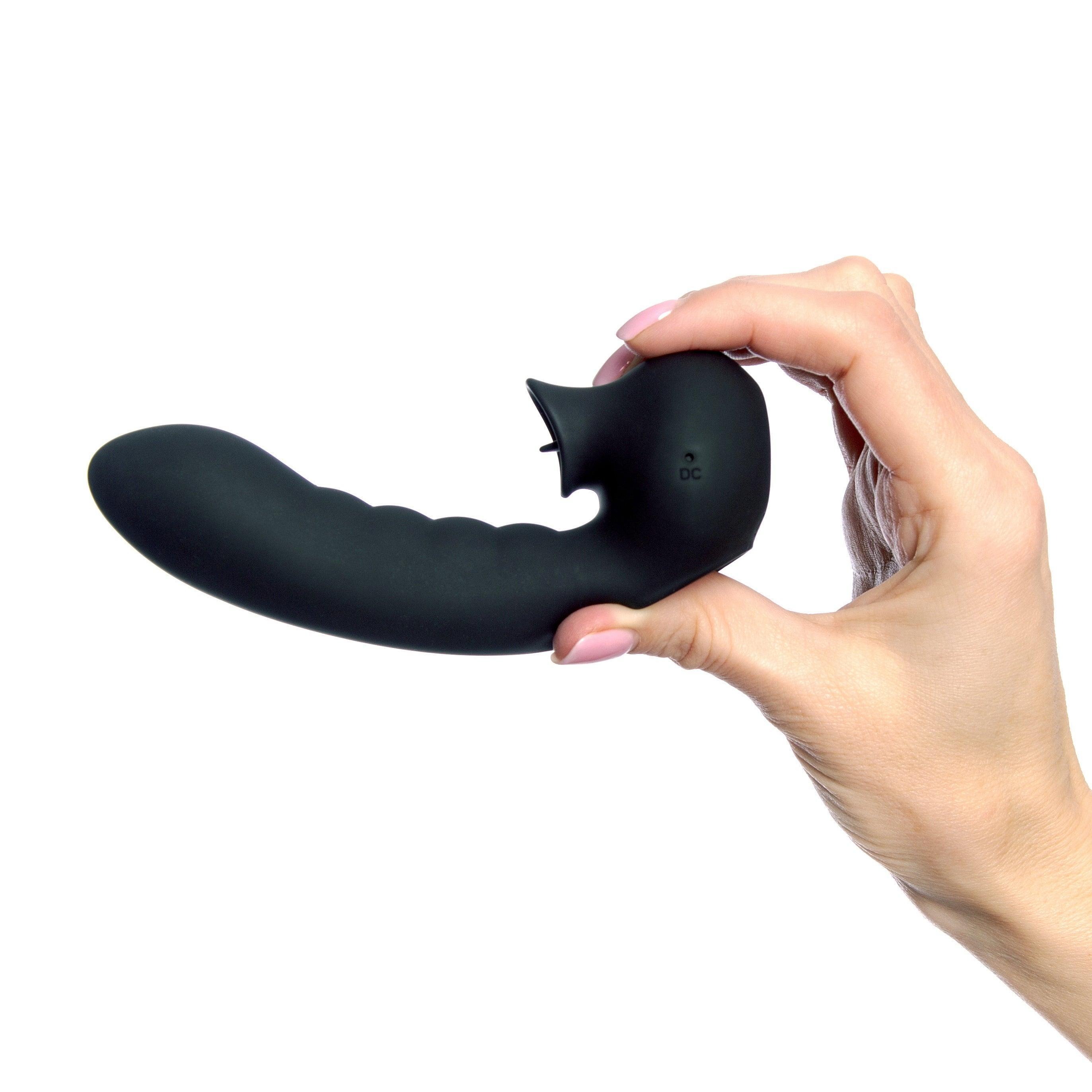 Flickering finger Clit licking and G spot finger vibrator - Xoxomoving