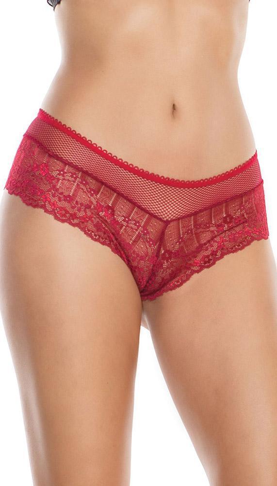 Flirtatious Lace Up Cheeky Boy Short Panty - Xoxomoving