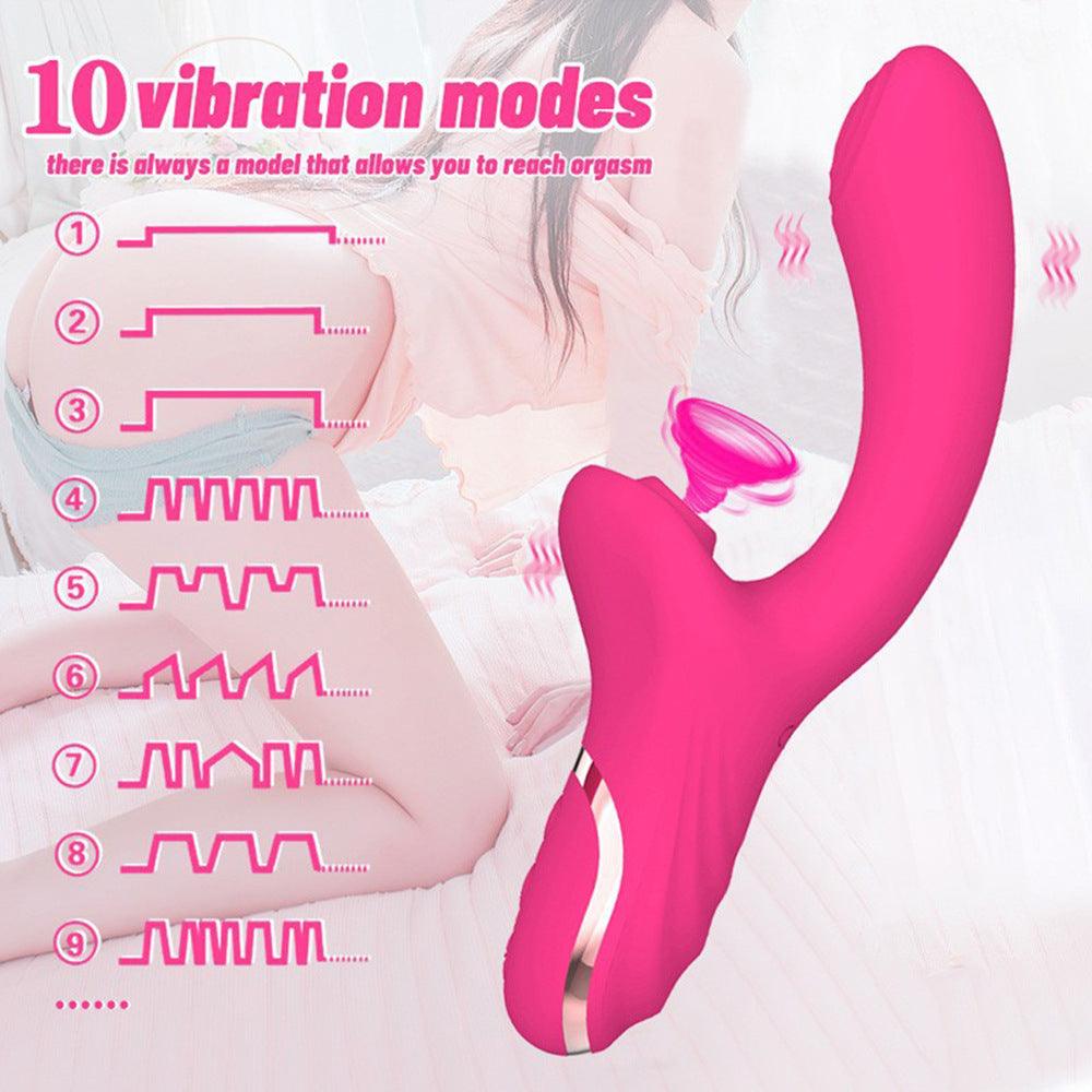 Flora - Tapping G-spot Vibrator Pulsing Vibrating Clit Stimulator - Xoxomoving