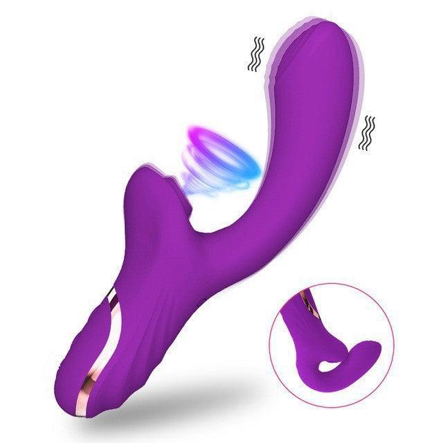 Flora - Tapping G-spot Vibrator Pulsing Vibrating Clit Stimulator - Xoxomoving