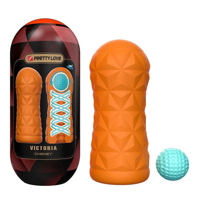 Free Male Masturbation Toy with Spring Rotation Suction Cup - Only 1 Free Item per Order - Xoxomoving