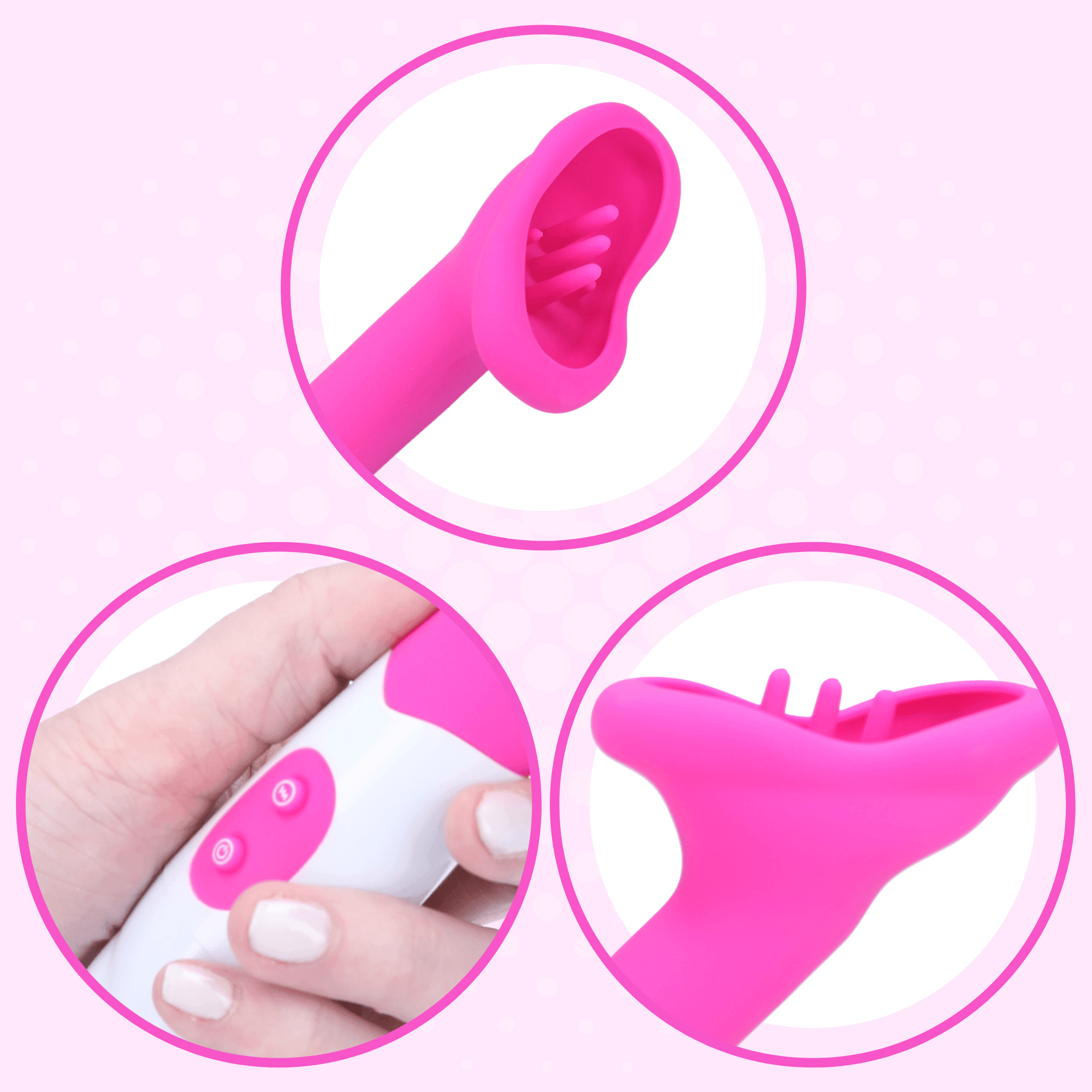 FREE Tease Beginner's Silicone Lip-Shaped Clit Vibrator - Only 1 Free Item per Order！ - Xoxomoving