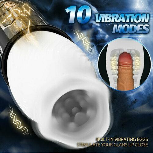 Free TORNADO 10 Vibration 5 Rotation Better Wrapping Automatic Stroker - Xoxomoving